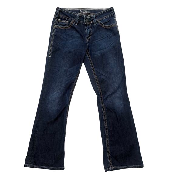 Silver Jeans Suki Surplus Sz 29x30 Low Rise Boot Cut Flare Embroidered Western - Picture 3 of 11